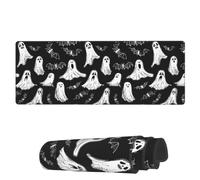 Tapis De Souris De Jeu Chauves-Souris Mignonnes pour Halloween Glissement Facile Personnalisé Tapis De Souris Carré, pour Ordinateur Portable, Jeux, Ordinateur, 80x30cm