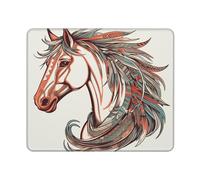 Tapis De Souris De Jeu Cheval d'amour Cupidon Moderne Tapis Souris Lavable Mouse Pad pour Accessoires Travail Gaming 10X12In