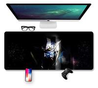 Tapis De Souris De Jeu Cool Mech Warrior - Dimension 800 X 400 X 3 Mm - Base en Caoutchouc Antidérapante - Tissage Texturé Traité Spécial Et Bord Cousu, I