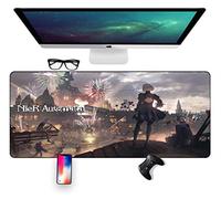 Tapis De Souris De Jeu De L'Ère Mécanique 2B Speed, Tapis De Souris De 700 X 300 Mm, Large Tapis De Souris Grand Format XXL avec Base De 3 Mm D'Épaisseur, pour Ordinateurs Portables, Pc
