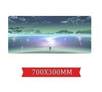 Tapis De Souris De Jeu De Vitesse 5 Centimètres par Seconde |Tapis De Souris XXL | 700 X 300Mm Grand Format |Base De 2Mm D'Épaisseur | Précision Et Vitesse Parfaites, K