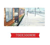 Tapis De Souris De Jeu De Vitesse 5 Centimètres par Seconde |Tapis De Souris XXL | 700 X 300Mm Grand Format |Base De 2Mm D'Épaisseur | Précision Et Vitesse Parfaites, Q