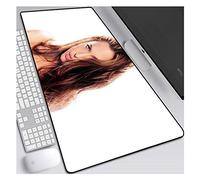 Tapis De Souris De Jeu De Vitesse Angelina Jolie | Tapis De Souris XXL | 800 X 300Mm Grand Format |Base De 3 Mm D'Épaisseur | Une Précision Et Une Vitesse Parfaites, D