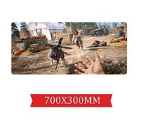 Tapis De Souris De Jeu De Vitesse Farcry5 |Tapis De Souris XXL | 700 X 300Mm Grand Format |Base De 3 Mm D'Épaisseur | Précision Et Vitesse Parfaites, E