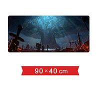Tapis De Souris De Jeu De Vitesse World of Warcraft |Tapis De Souris XXL | 900 X 400Mm Grand Format |Base De 3 Mm D'Épaisseur | Précision Et Vitesseparfaites , B