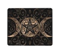 Tapis De Souris De Jeu Déesse De La Triple Lune Sorcière Wiccan Païenne Confort Tapis Souris Antidérapante Mousepad De Bureau pour Pc Maison Clavier 10X12In