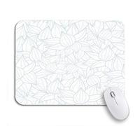 Tapis De Souris De Jeu Dessin De Plante Succulente Gris Clair, Idéal pour Une Botanique Subtile Tapis De Souris D'Ordinateur Doux Tapis Souris, pour Jeux, Ordinateur Portable, 25 x 30cm
