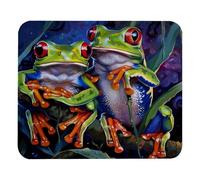 Tapis De Souris De Jeu Deux Rainettes 25X30Cm Durable Tapis Souris Douce Tapis pour Travail Études