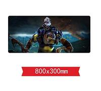 Tapis De Souris De Jeu Dota - Dimension 800 X 300 X 3 Mm - Base en Caoutchouc Antidérapante - Tissage Texturé Traité Spécial Et Bord Cousu, C