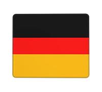 Tapis de souris de jeu drapeau de l'Allemagne, lavable, antidérapant, en caoutchouc épais, tapis de souris personnalisé pour le bureau et la maison, 25,4 x 30,5 cm