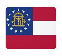 Tapis de Souris de Jeu Drapeau de l'État de Géorgie Tapis Souris 10x12in