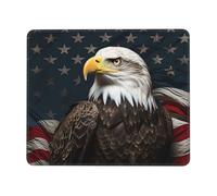 Tapis De Souris De Jeu Eagle À Tête Blanche D'Amérique 25X30Cm Douce Tapis De Souris Durable Tapis pour Maison Études