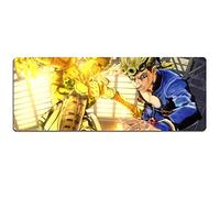 Tapis De Souris De Jeu en Caoutchouc Naturel Anti-Dérapant avec Bord De Verrouillage De 3Mm, T-Shirt Bizarre Adventure 800X300Mm