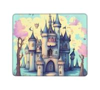 Tapis De Souris De Jeu Fort De Conte De Fées 25X30Cm Bords Cousus Tapis De Souris Antidérapante Mouse Pad pour Jeux Ordinateur