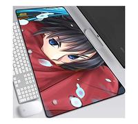 Tapis de Souris de Jeu Ghost Off Blade Speed, Tapis de Souris XXL Anime, 800x300 mm, Tapis de Souris Extra Large avec Base en Caoutchouc antidérapant, Bords Cousus de 3mm, pour Ordinateur PC, T