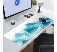 Tapis de Souris de Jeu Grand 1000x500x3 mm, Tapis de Souris Gamer Montagnes Bleues, Lavable Tapis de Bureau Mouse Pad XXL avec Bords Cousus Mat de Claviers étendu pour Jeux et Bureau