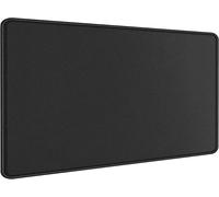Tapis de Souris de Jeu,Grand Tapis de Souris Taille 70x30CM épaisseur 3MM,Tapis de Souris d'ordinateur antidérapant et étanche avec Bords Cousus pour jeux/bureau/maison-70x30 Black