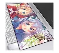 Tapis de Souris de Jeu Iittle Girl Speed, Tapis de Souris XXL Anime, 800x300 mm, Tapis de Souris Extra Large avec Base en Caoutchouc antidérapante, Bords Cousus de 3 mm, pour Ordinateur PC, B