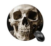 Tapis de souris de jeu imperméable avec base en caoutchouc antidérapant, lavable, motif tête de mort, tapis de souris pour ordinateur portable, accessoires de bureau, esthétique, bureau, maison