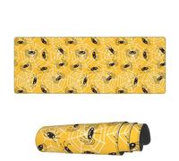Tapis De Souris De Jeu Jolie Toile D'Araignée Noire sur Fond Jaune Moderne Glissement Facile Tapis De Souris Antidérapant, pour Jeux, Ordinateur Portable, Maison, 80x30cm