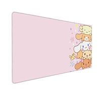 Tapis de souris de jeu Kawaii rose, long et étendu, XXL, tapis de clavier pour travail, jeu, bureau, maison, 90 x 40 cm