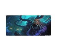Tapis de Souris de Jeu Kings of The Sea 40x90cm sous Main avec Bords Cousus antidérapant imperméable Durable pour la Maison Le Bureau et Les Jeux