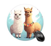 Tapis De Souris De Jeu Lama Alpaca Résistant À Usure Personnalisé Tapis De Bureau, pour Ordinateur, Ordinateur Portable, Jeux, Maison, 20cm