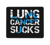Tapis De Souris De Jeu, Le Cancer du Poumon, C'est Nul Tapis De Souris Base en Caoutchouc Tapis Souris Résistant À Usure Tapis De Souris D'Ordinateur pour Joueurs Professionnels Pc 25X30Cm