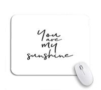 Tapis De Souris De Jeu Lettrage Abstrait À L'Encre Moderne Tu ES Mon Soleil Tapis De Souris D'Ordinateur Moderne Bureau Tapis Souris, pour Maison, Jeux, 25 x 30cm