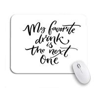 Tapis De Souris De Jeu Ma Boisson Préférée Est La Suivante Tapis De Souris D'Ordinateur Résistant À Usure Tapis Souris, pour Ordinateur, Maison, 25 x 30cm