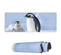 Tapis De Souris De Jeu Mignon Pingouin Empereur Personnalisé Résistant À Usure Tapis De Souris D'Ordinateur, Pour Maison, Jeux, Ordinateur Portable, 80x30cm