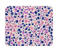 Tapis De Souris De Jeu Motif De Petites Fleurs Colorées Tapis De Souris D'Ordinateur Glissement Facile Bureau Tapis Souris, pour Maison, Jeux, 25x30cm