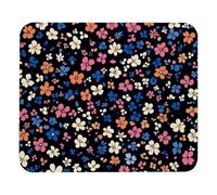 Tapis De Souris De Jeu Motif De Petites Fleurs Tapis De Souris Carré Base en Caoutchouc Antidérapante Tapis Souris, pour Maison, Jeux, 25x30cm