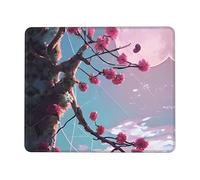 Tapis de souris de jeu, motif petites fleurs roses, 22 x 26 cm, multi-code