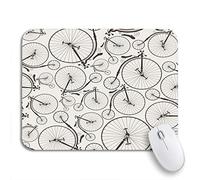 Tapis De Souris De Jeu Motif Vélo Vintage Pas De Transparence Idéal Cirque Rétro Tapis De Souris Carré Glissement Facile Tapis De Souris Antidérapant, pour Ordinateur Portable, Jeux, 25 x 30cm
