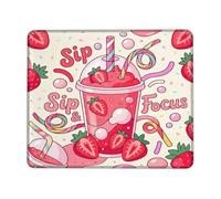 Tapis de Souris de Jeu Paille colorée & ludique à la Fraise Tapis de