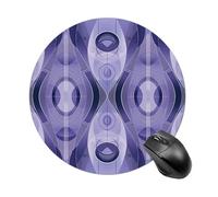 Tapis de souris de jeu petit tapis de souris antidérapant en caoutchouc motif abstrait bleu lavable et imperméable pour ordinateur portable