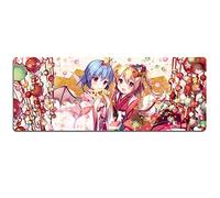 Tapis De Souris De Jeu Rapide De Projet East Project, Tapis De Souris 900X400 Mm, Grand Tapis De Souris Grand Format XXL avec Base De 3 Mm D'Épaisseur, pour Ordinateurs Portables, Pc