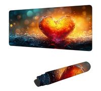 Tapis de Souris de Jeu Rêve Tapis Souris XXL 1400 x 600 mm, sous Main Bureau Amour Mouse Pad avec Base en Caoutchouc antidérapante Étanch à Bords Cousus, pour Travail, Jeux, Bureau, Maison H-2915