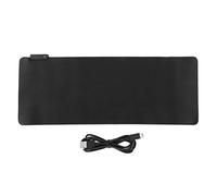 Tapis de souris de jeu RGB avec 14 modes d’éclairage, base en caoutchouc antidérapante, grand tapis lumineux 800 x 300 mm pour PC et ordinateur portable, alimentation par USB