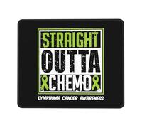 Tapis De Souris De Jeu Sensibilisation Au Cancer du Lymphome « Sorti De Chimiothérapie » Doux Résistant À Usure Tapis De Souris Antidérapant, pour Ordinateur Portable, Ordinateur, Jeux, 25x30cm