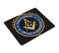 Tapis De Souris De Jeu Symboles Maçonniques Rétro Doux Lavable Tapis De Souris Antidérapant, pour Ordinateur, Ordinateur Portable, Jeux, Maison, 25x30cm
