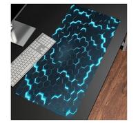 Tapis de Souris de Jeu Tapis de Souris géométrique Tapis de Souris Grands Tapis de Bureau Tapis de Souris en Caoutchouc antidérapant Tapis de Clavier(Lulu (10),800x400x2mm)