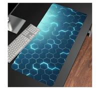 Tapis de Souris de Jeu Tapis de Souris géométrique Tapis de Souris Grands Tapis de Bureau Tapis de Souris en Caoutchouc antidérapant Tapis de Clavier(Lulu (13),900x400x3mm)