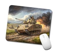 Tapis De Souris De Jeu Véhicule De Combat Bradley Blindé De L'Armée Américaine Résistant Tapis De Souris Confort Mousepad pour Accessoires Clavier Gamer 10X12In