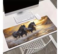 Tapis De Souris de Jeu XXL 800x300x3mm, Mouse Pad avec Bords Cousus et Base en Caoutchouc Antidérapante, Grand Tapis de Souris Gaming pour Les Jeux et Le Bureau-Candidat inattendu