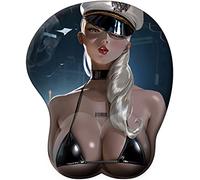 Tapis de Souris de Silicone de Personnage de Dessin Animé, Mémoire de Coton Souris Clavier 3D Main Bol Stand Épaissir, Tapis de Souris Stéréoscopique