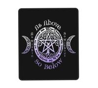 Tapis De Souris, Déesse De La Triple Lune Sorcière Païenne Wiccan Tapis Souris Antidérapante Gamer Mouse Pad Portable Souris De Gaming pour Souris Pc 25X30Cm