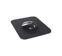 Tapis de souris DELTACO, en caoutchouc recouvert de tissu, 6 mm, noir (KB-1S)_Caoutchouc/Noir_Cadeau surprise