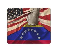 Tapis De Souris Design America Drapeau Vénézuélien du Venezuela Mouse Pad Résistant Aux Eclaboussures Accessoires De Jeu Imperméable sous-Main pour Jeu Gaming Ordinateur Portable L